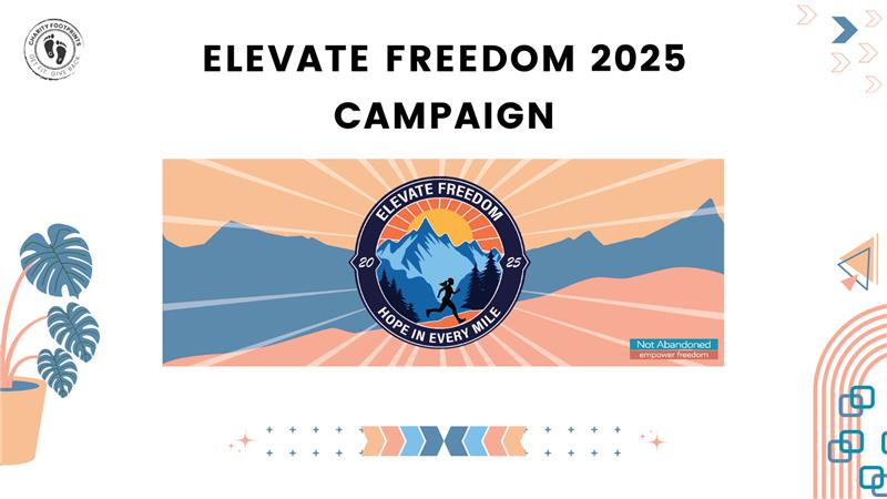 Not Abandoned Foundation is thrilled to announce the launch of this year’s Elevate Freedom campaign—a bold, united effort to bring restoration and opportunity to survivors of human trafficking around the world. 