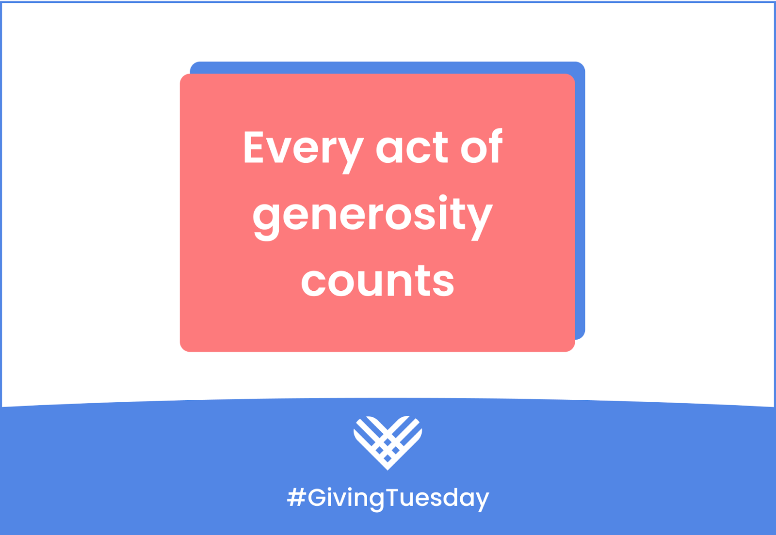 Giving Tuesday Generosity Counts