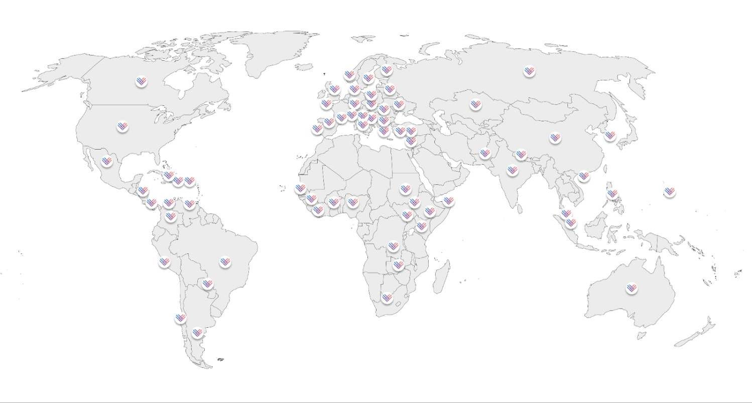 Giving Tuesday World Map
