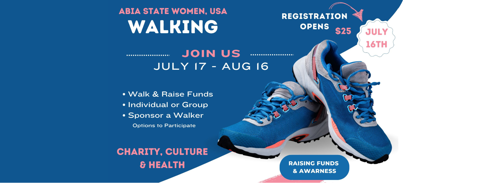 ASWA Walking for Charity, Culture & Health